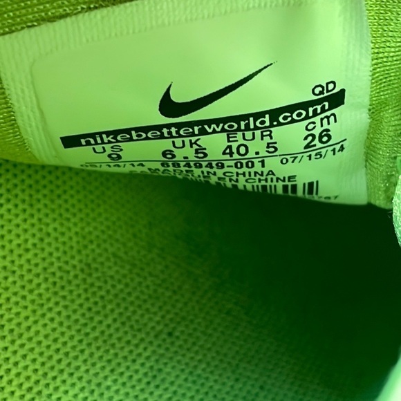 Nike Lunar Elite Sky Hi Sneakerboot Black/black-volt Rare Sold Out Hard to find - Picture 6 of 11